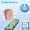 Addition cure silicone rubber for tire mold making